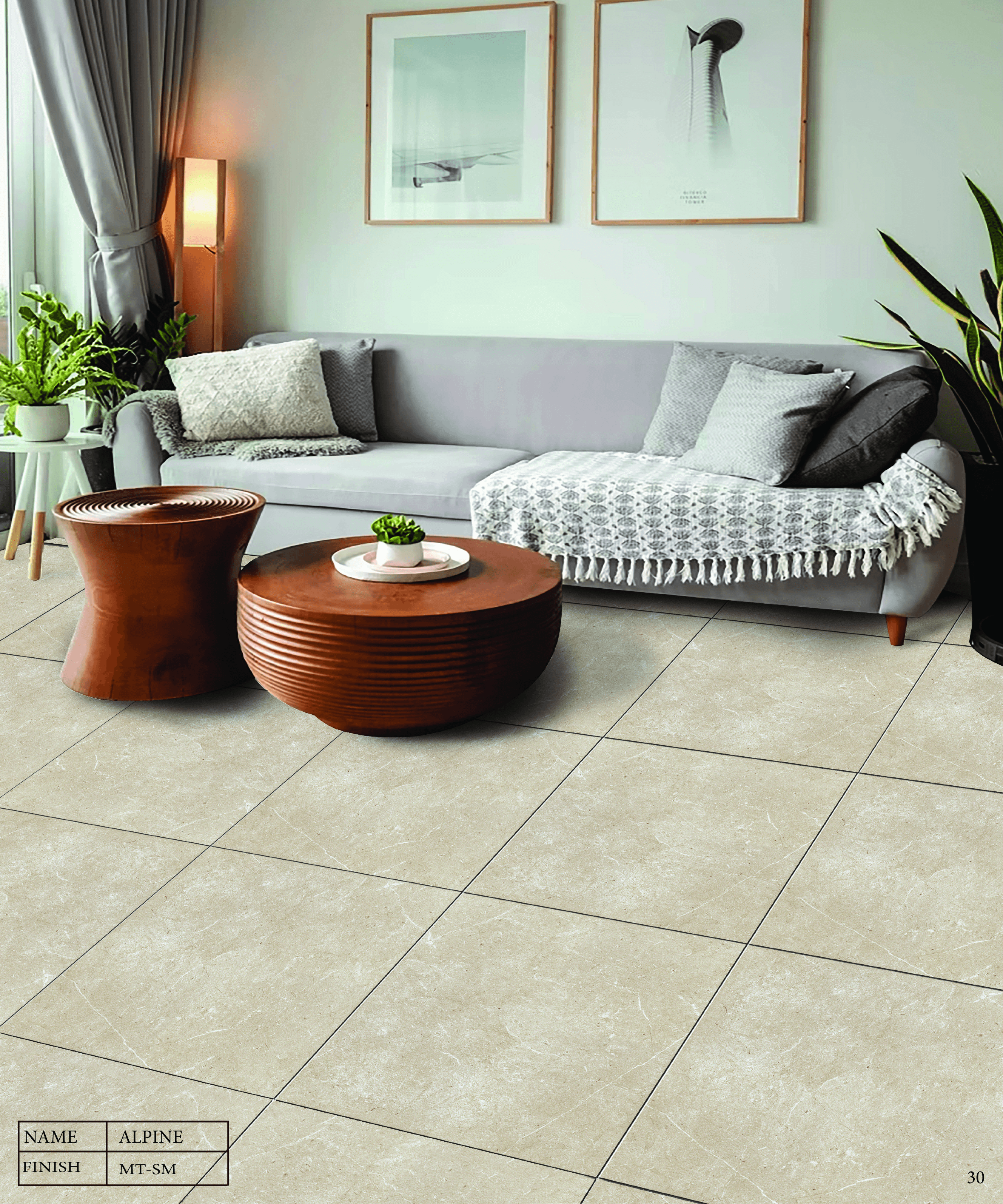 Alpine porcelain tile