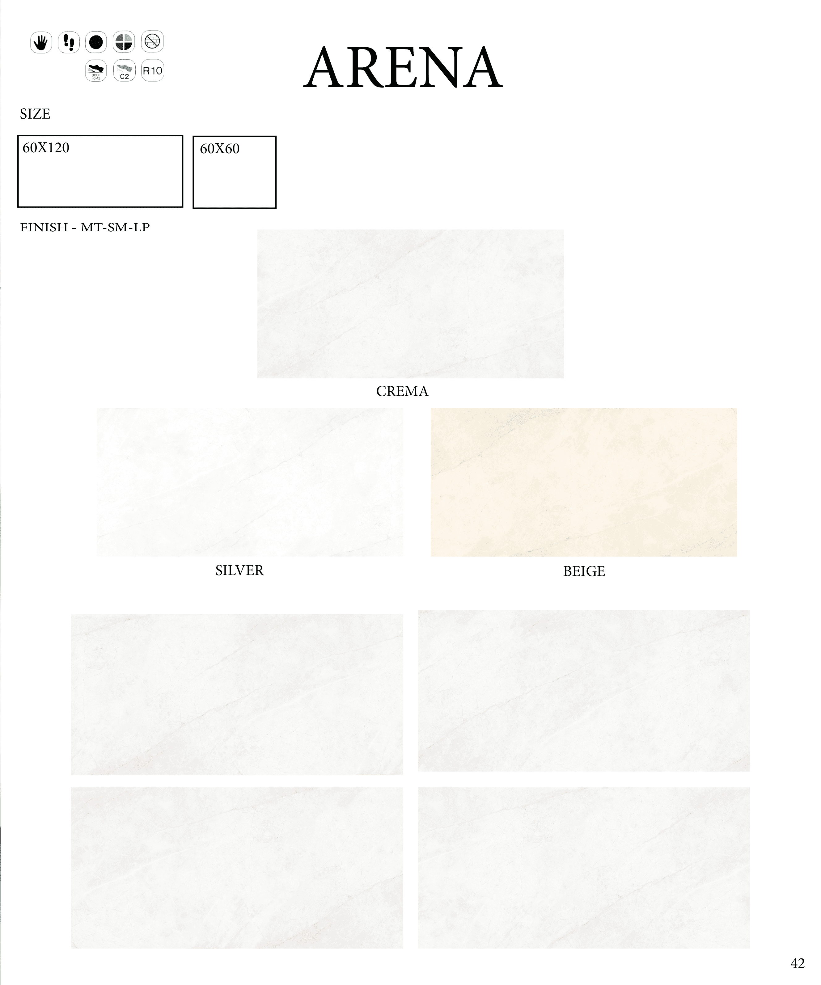 Arena porcelain tile