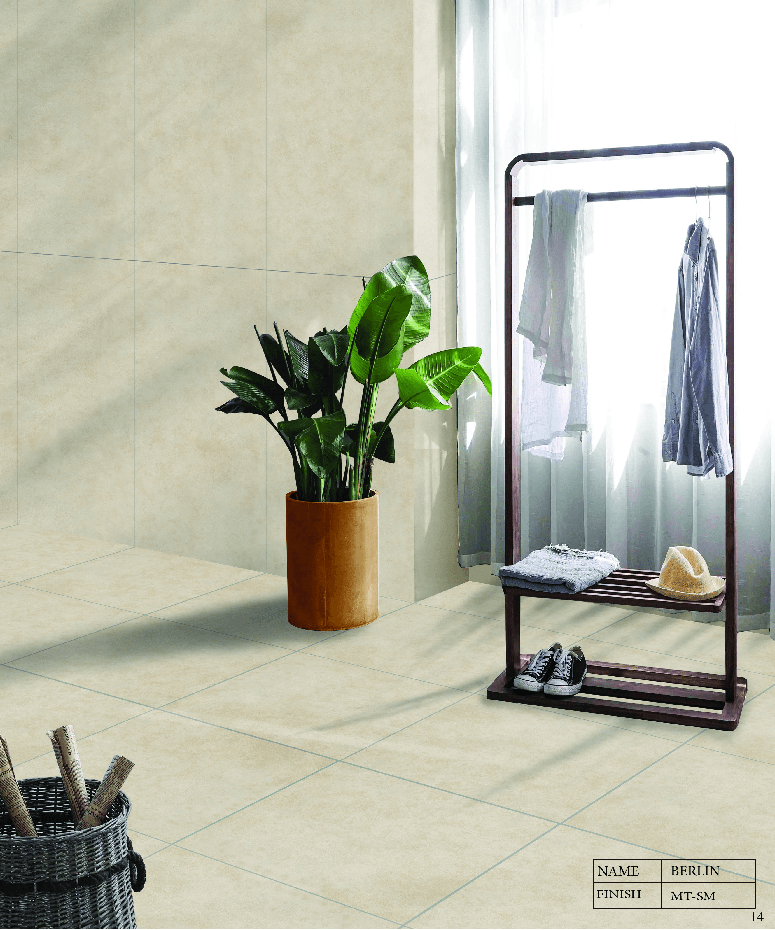 Berlin porcelain tile