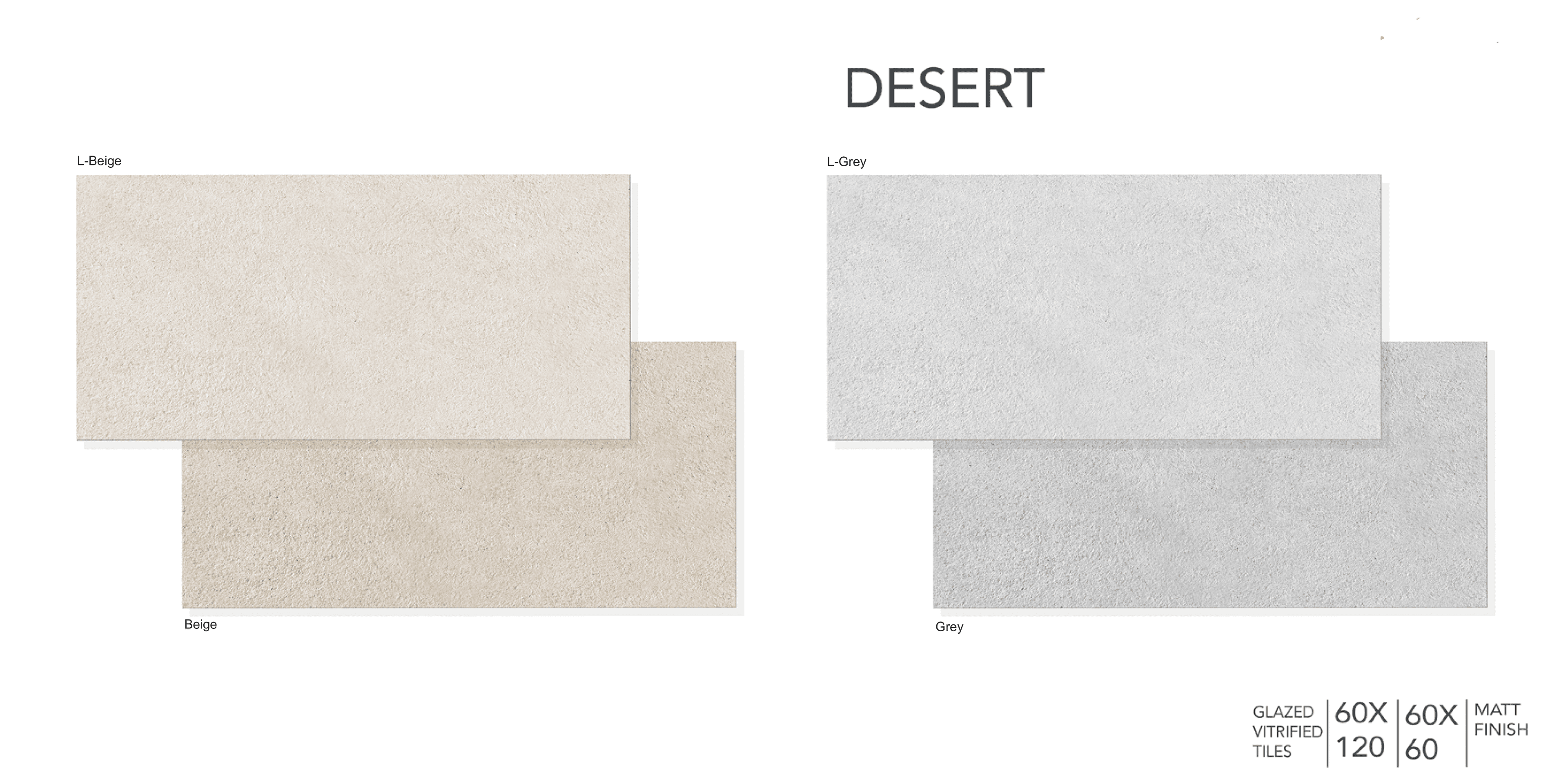 Desert porcelain tile