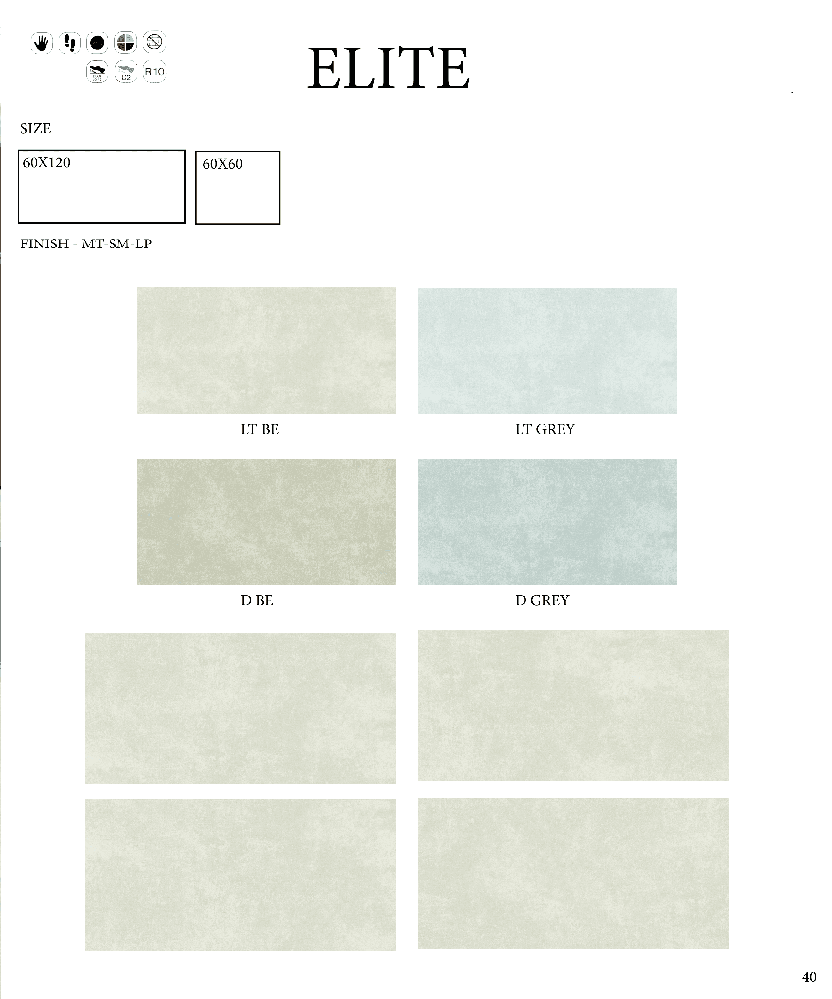 Elite porcelain tile