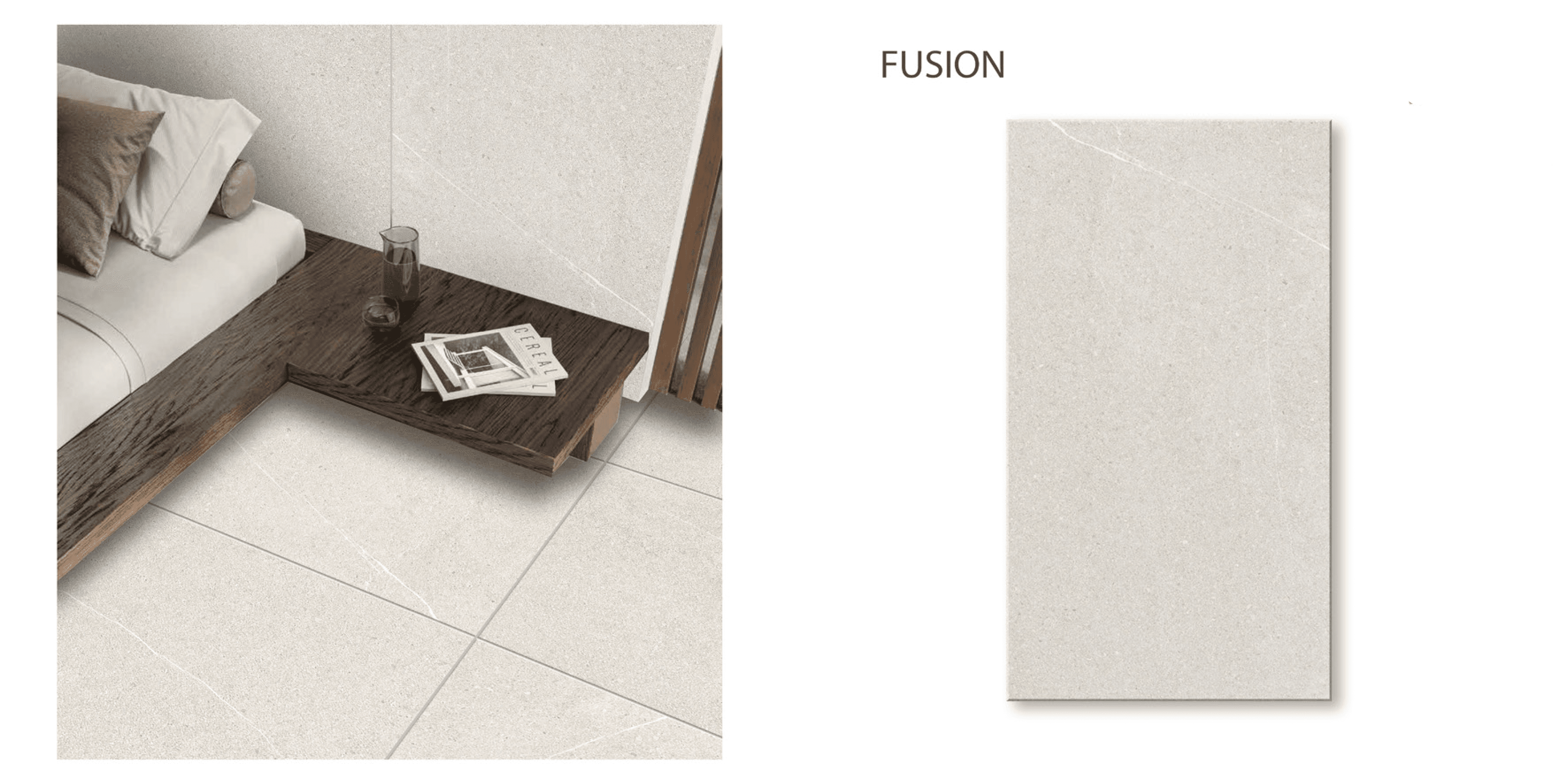 Fusion porcelain tile