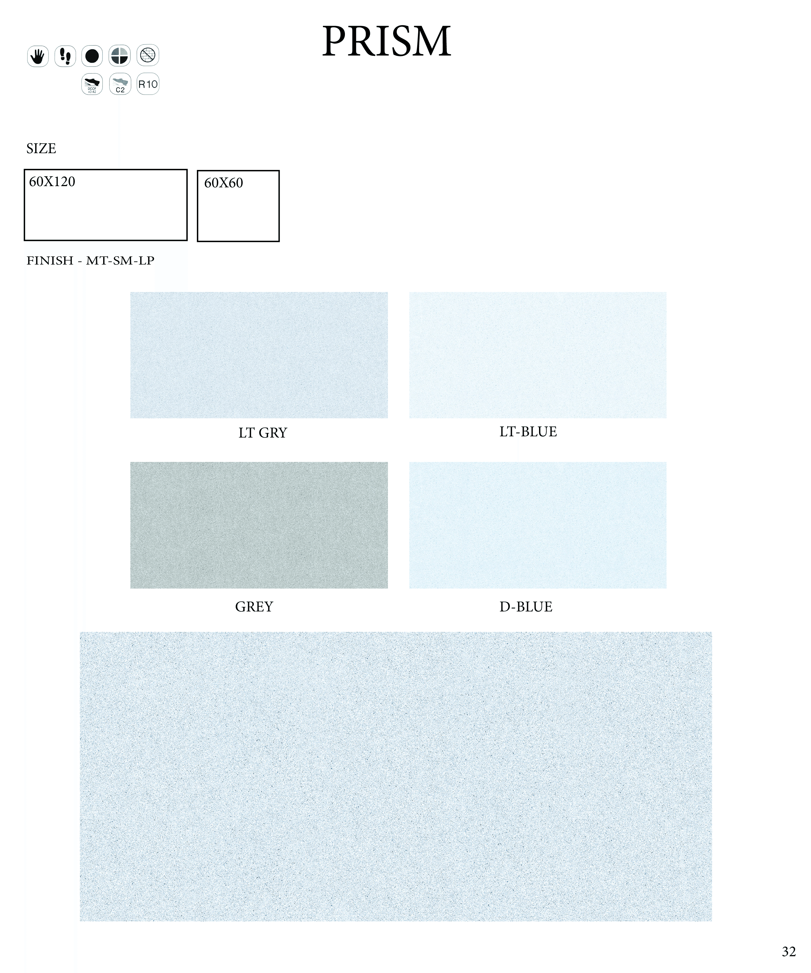 Prism porcelain tile